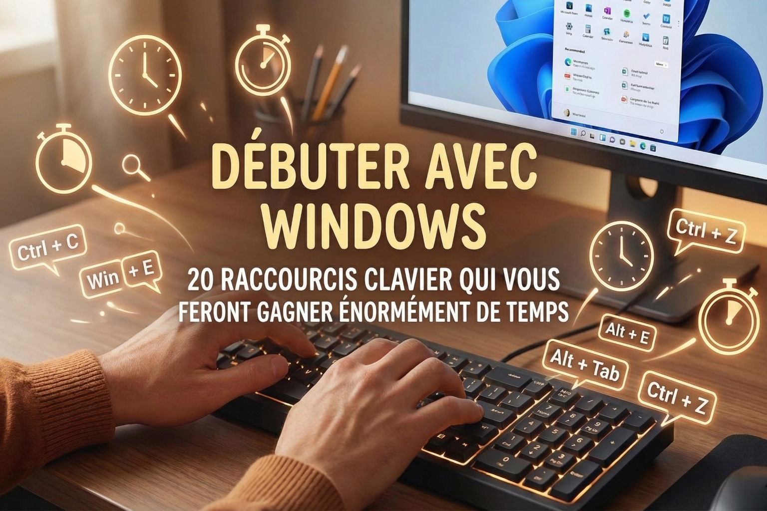 Les 20 raccourcis clavier qui vont vous faire gagner un temps fou