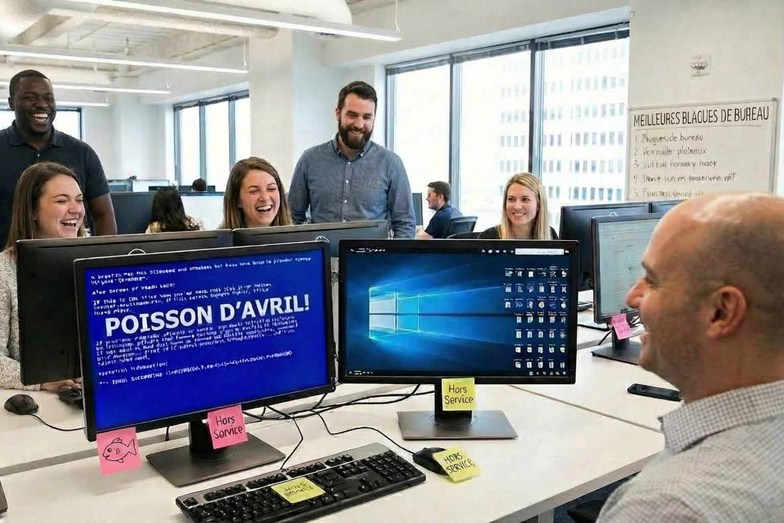 Top des meilleures pranks informatiques de bureau
