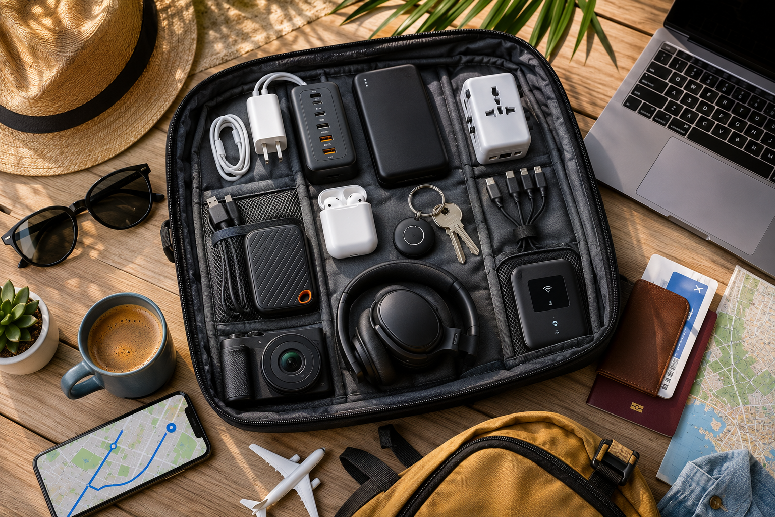 Le kit de survie tech pour voyager léger (et sans stress)